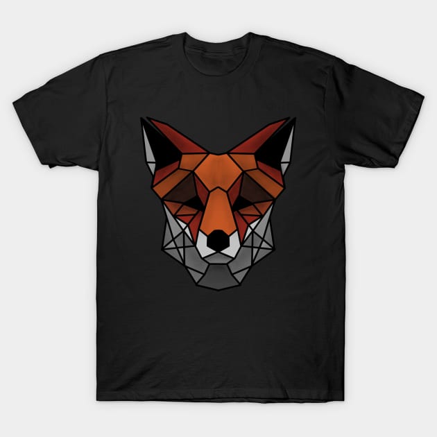 Geometric fox T-Shirt by FrancisMacomber